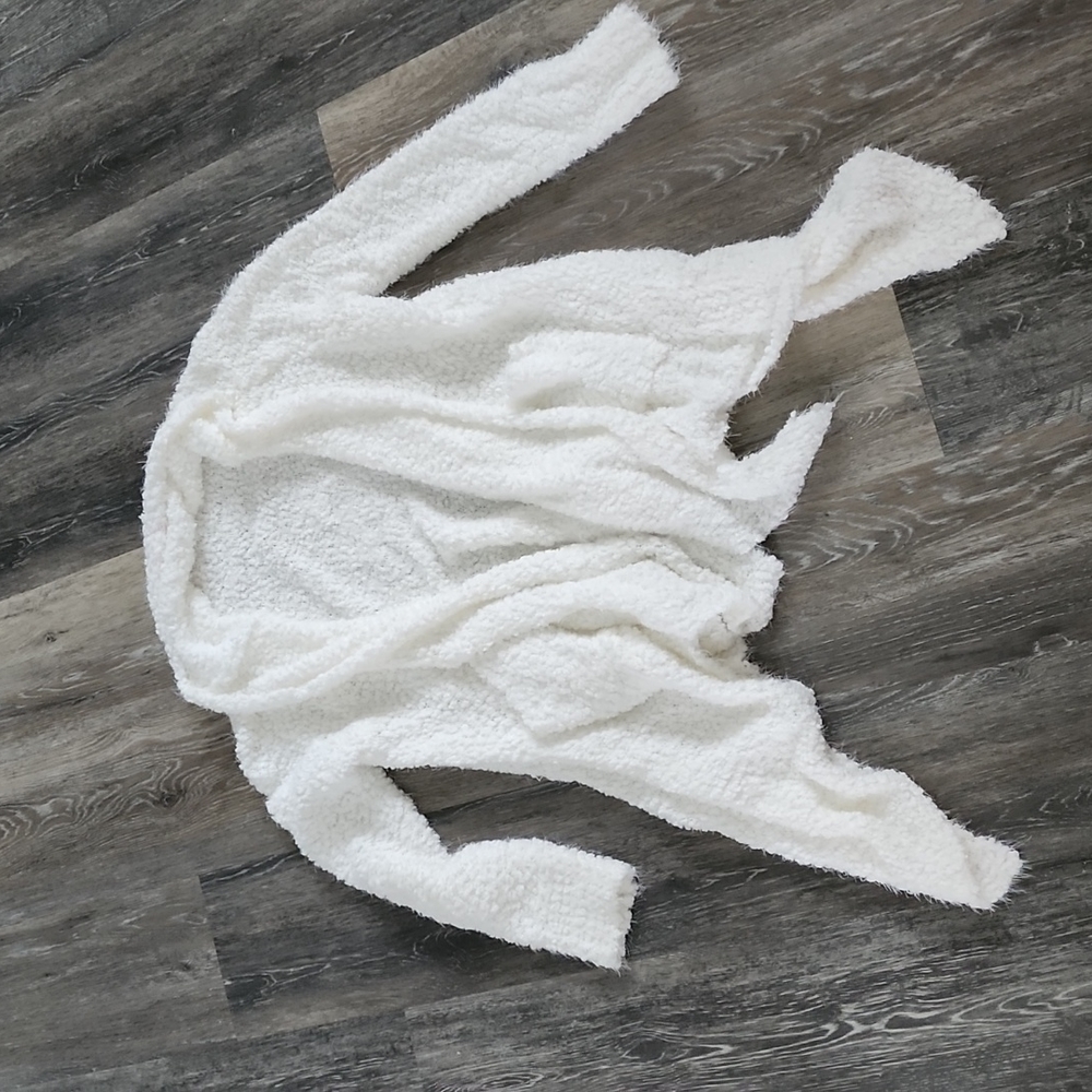 White Pink Lily cardigan